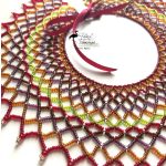 Sárközi csipke gyöngygallér 